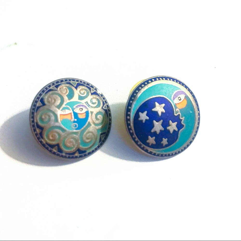 “Sister Wind, Brother Moon” Laurel Burch Earrings